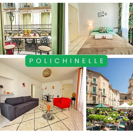 Polichinelle Hyper Centre - Wifi - Balcon & Parking Proche Appartement